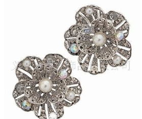 陶瓷飾品耳環(huán) 時尚水晶珍珠耳環(huán)飾品批發(fā)加工價格、廠家及圖片全解析